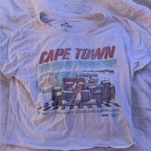 Hollister White Cape Town Kids T-Shirt